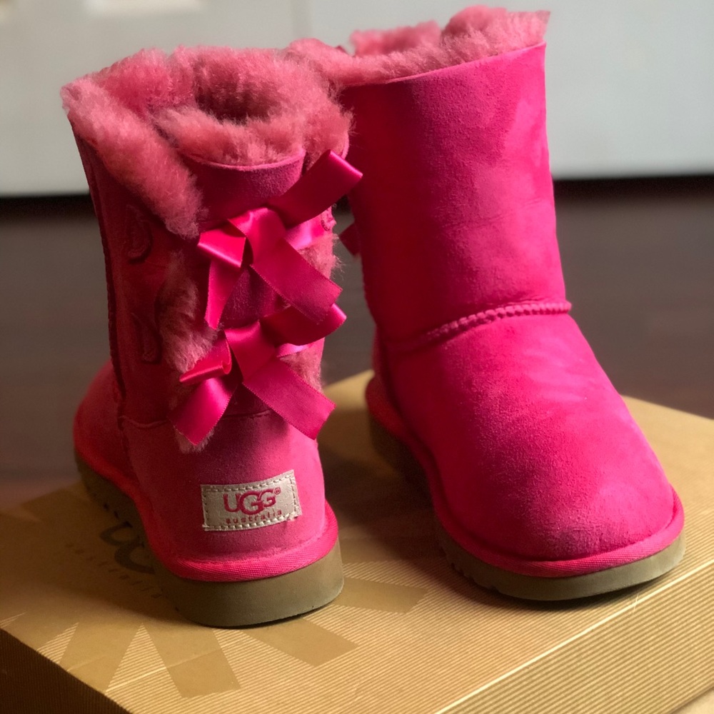 Pink Bailey Bow Uggs